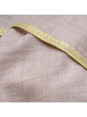 LINA BEIGE e VERDE, stola vera Pashmina 100% cashmere ricamata a mano