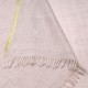 LINA BEIGE et VERT, étole véritable pashmina 100% cachemire brodé main