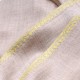 LINA BEIGE et VERT, étole véritable pashmina 100% cachemire brodé main