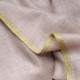 LINA BEIGE et VERT, étole véritable pashmina 100% cachemire brodé main