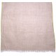 LINA BEIGE et VERT, étole véritable pashmina 100% cachemire brodé main
