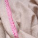LINA BEIGE und PINK, real pashmina 100% cashmere with handmade embroideries