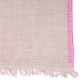 LINA BEIGE und PINK, real pashmina 100% cashmere with handmade embroideries