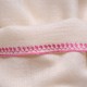 LINA IVORY und PINK, real pashmina 100% cashmere with handmade embroideries