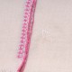 LINA IVORY und PINK, real pashmina 100% cashmere with handmade embroideries
