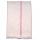 LINA IVORY und PINK, real pashmina 100% cashmere with handmade embroideries