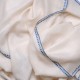 LINA IVORY und BLUE, real pashmina 100% cashmere with handmade embroideries