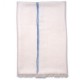 LINA IVORY und BLUE, real pashmina 100% cashmere with handmade embroideries
