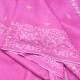 ALMA ROSE, étole véritable pashmina 100% cachemire brodé main