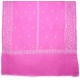 ALMA ROSE, étole véritable pashmina 100% cachemire brodé main