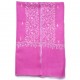 ALMA ROSE, étole véritable pashmina 100% cachemire brodé main