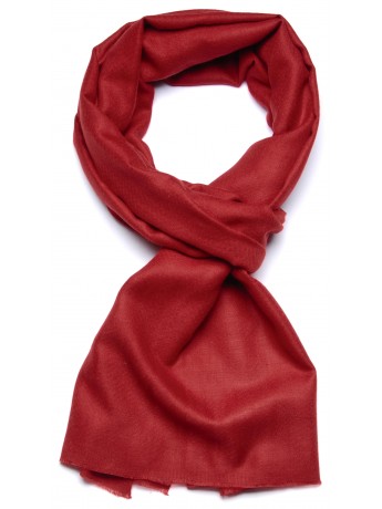 Véritable Pashmina 100% cachemire Rouge carmin