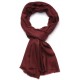 Véritable Pashmina 100% cachemire Rouge Brique