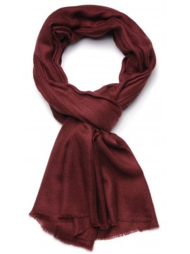 Véritable Pashmina 100% cachemire Rouge Brique