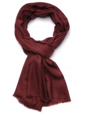 Pashmina Rojo Ladrillo - Estola 100% Cachemir
