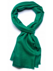 Echte Pashmina Stola Smaragdgrün 100% Handgewebter Kaschmir