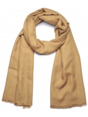 Echte Pashmina Schal Kamel 100% Handgewebter Kaschmir