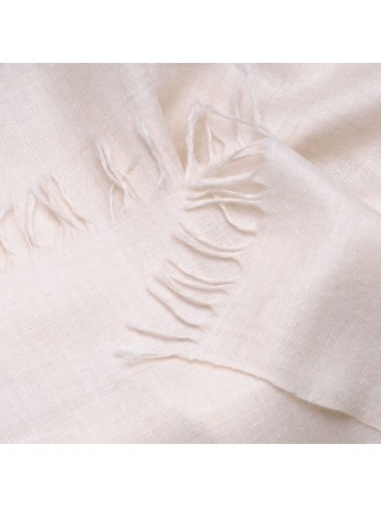 Echte Toosh Pashmina 100% Natuurlijk Ecru cashmere