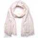 Genuine Toosh pashmina shawl 100% cashmere Natural white