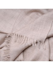 TOOSH PASHMINA Beige claro natural Pashmina auténtica 100% cachemira