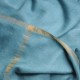 ZARI BLAUGRÜN, Stola echter pashmina 100% handgewebter Kaschmir und lurex