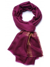 ZARI BLU, Stola vera pashmina 100% Cashmere e lurex