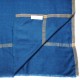 ZARI BLUE, Handwoven cashmere pashmina Stole and lurex