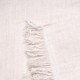 HANLE IVORY, handspun handwoven semi-thick cashmere pashmina throw