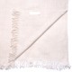 HANLE AVORIO, plaid Pashmina semispessa 100% cashmere filata a mano