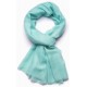 Pashmina Aqua - Étole 100% cachemire