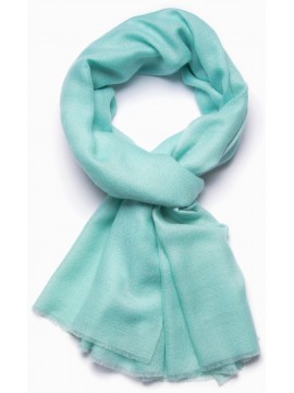 Handwoven cashmere pashmina Stole Lagoon