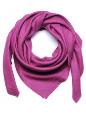 Pashmina rosa brezo - 100% Cachemira Cuadrada