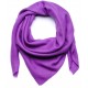 Pashmina Violet améthyste - Carré 100% cachemire