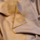 SEDA GREY GOLD, Handwoven cashmere pashmina Stole REVERSIBLE