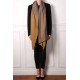 SEDA GRIJS GOUD, echte Pashmina stola 100% cashmere omkeerbaar