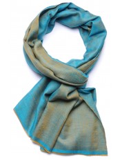 SEDA TÜRKISGOLD, Stola echter reversible pashmina 100% handgewebter Kaschmir
