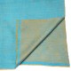 SEDA TURQUOISE GOLD, Handwoven cashmere pashmina Stole REVERSIBLE