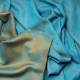 SEDA ORO TURCHESE, Stola vera pashmina 100% Cashmere reversibile