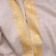 STELLA ORO, stola vera Pashmina 100% cashmere ricamata a mano