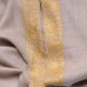 STELLA GOLD, real pashmina 100% cashmere with handmade embroideries