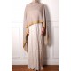 STELLA GOLD, real pashmina 100% cashmere with handmade embroideries