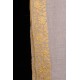 STELLA GOLD, real pashmina 100% cashmere with handmade embroideries