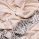 PALLA CREAM, real pashmina 100% cashmere with handmade embroideries