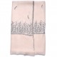 PALLA CREAM, real pashmina 100% cashmere with handmade embroideries