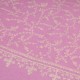 JULIA PINK, real pashmina 100% cashmere with handmade embroideries