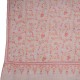 JULIA BEIGE, real pashmina 100% cashmere with handmade embroideries