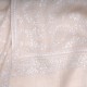 BIANCA CRÈME, étole véritable Pashmina 100% cachemire brodé main