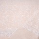 BIANCA CREAM, real pashmina 100% cashmere with handmade embroideries