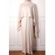 BIANCA CREAM, real pashmina 100% cashmere with handmade embroideries