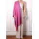 PATTY ROOS, echte Pashmina stola 100% handgeborduurd cashmere